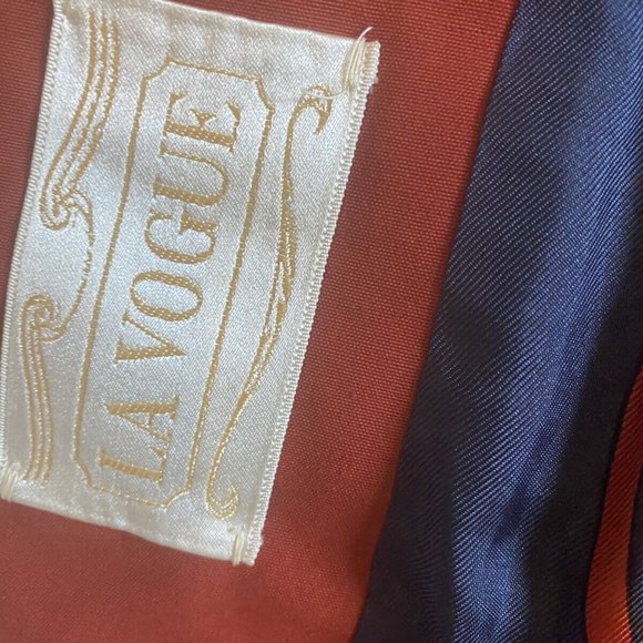 Vintage Induyco Burnt Orange Trench Coat with Great Lining Made in Spain - Picture 5 of 5